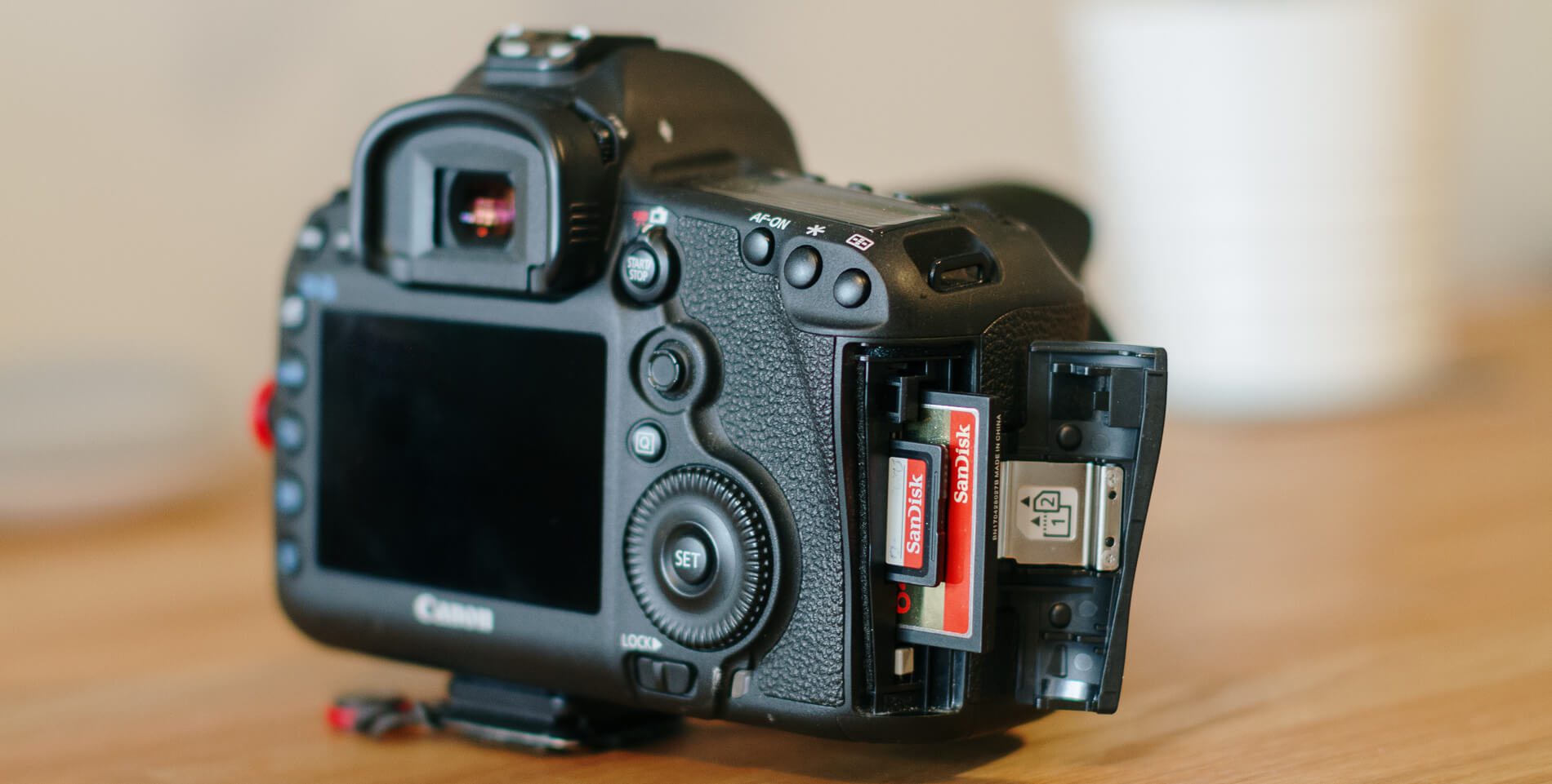 Photographer facing equipment failure